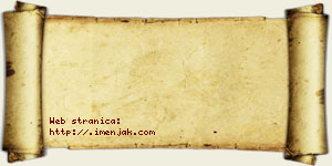 Olga Tripković vizit kartica